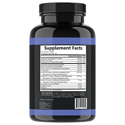 Garcinia Cambogia PM Weight Loss Sleep, All Natural Supplement w/Valerian Root & Melatonin