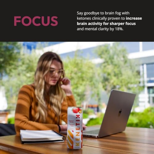 KENETIK Ketones Drink, Caffeine & Sugar Free, Keto Friendly Drinkable Ketones for Clean