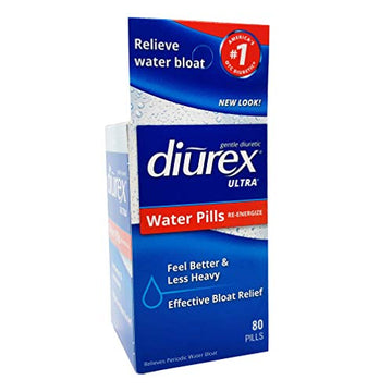 Diurex Ultra Re-Energizing Water Pills - Relieve Water Bloat - Feel Better & Less Heavy 