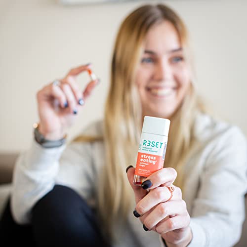 R3SET Stress Eating Daily Supplement Capsules – Apple Cinnamon – 28ct R3SET