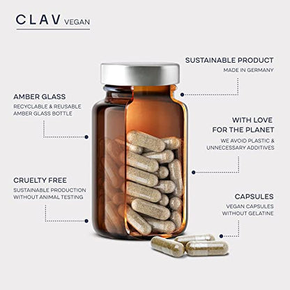 CLAV Meno Balance - Menopause Support - with Wild yam Root, Red Clover, Siberian Rhubarb