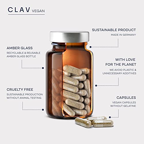 CLAV® Natural Hormone Balance for Women - PMS Relief with Siberian Rhubarb, Wild Yam & Vitex Berry CLAV