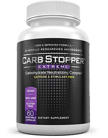 Carb Stopper Extreme: Maximum Strength, Natural Carbohydrate and Starch Neutralizer 