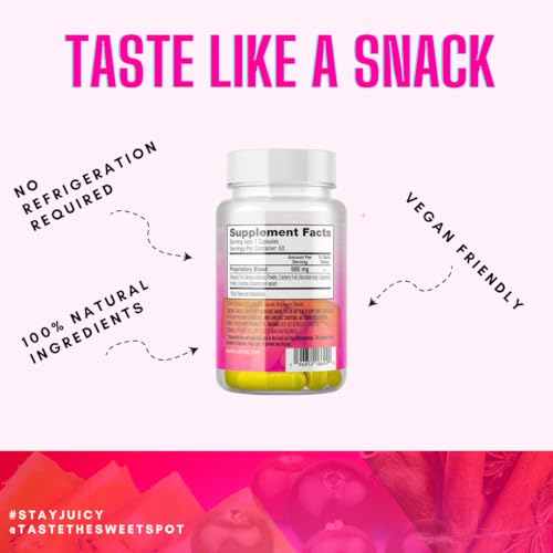 Sweet Spot - Pineapple Extract Vaginal Probiotics to Taste Great - 60 Capsules - Supports Vaginal Health TASTE THE SWEET SPOT