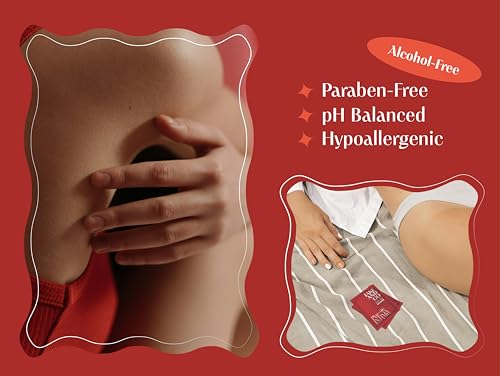Feminine Wipes - Flushable Wet Wipes - Individually Wrapped 40 Units - pH Balanced- Alcohol-Free PureIntima