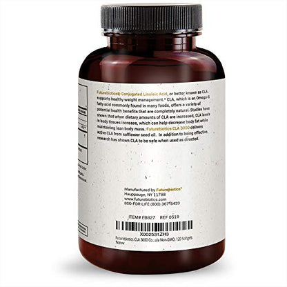 Futurebiotics CLA 3000 Extra High Potency - Non-Stimulating Conjugated Linoleic Acid