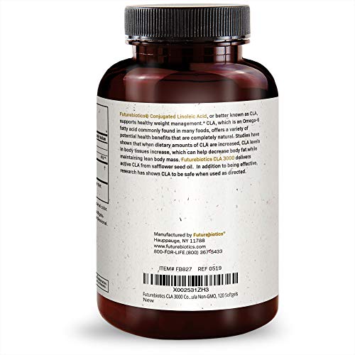 Futurebiotics CLA 3000 Extra High Potency - Non-Stimulating Conjugated Linoleic Acid Futurebiotics