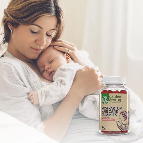 Womens Postpartum Hair Loss Gummies - Formuated for Postnatal Hair Care, Growth