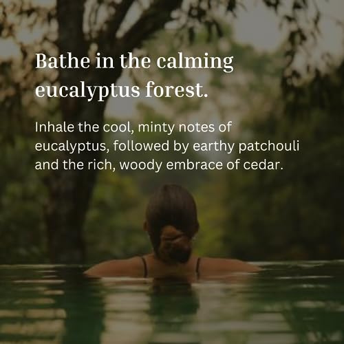 Eucalyptus Shower Spray Spa Feel - Escape to Serene Eucalyptus Forest (1200+ Sprays) Calmveda