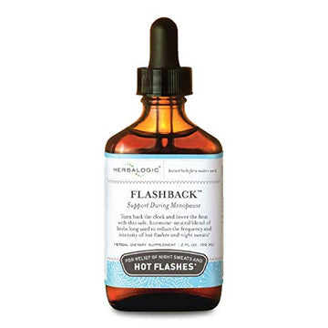 Herbalogic - Flashback Liquid Herb Drops - Natural Relief for Menopausal Hot Flashes, Night Sweats
