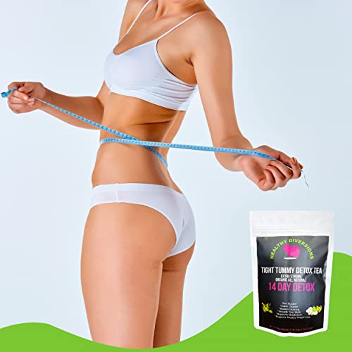 Healthy Diversions Tight Tummy Detox Tea, Extra Strength Results Within a Week Reduce