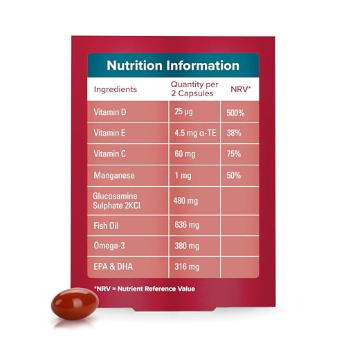 Seven Seas JointCare Supplex, With Glucosamine, Omega-3, Vitamins C, D and E