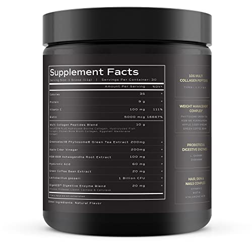 Super Collagen Burn - Premium Collagen Powder for Women Weight & Beauty w. Apple C Vinegar TERRA ELMNT