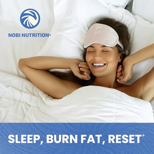 Night Time Fat Burner to Shred Fat While You Sleep | Hunger Suppressant, Carb Blocker Nobi Nutrition