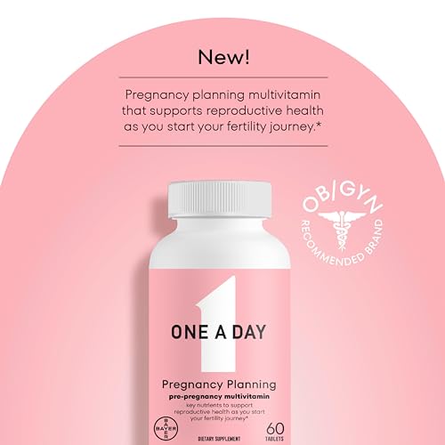 One A Day Pregnancy Planning Prenatal Multivitamin for Women, Pre Pregnancy Vitamins ONE A DAY