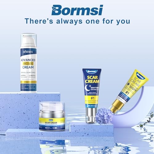 BORMSI Scar Cream,Active Silicone Dimethicone Scar Gel-Advanced BORMSI