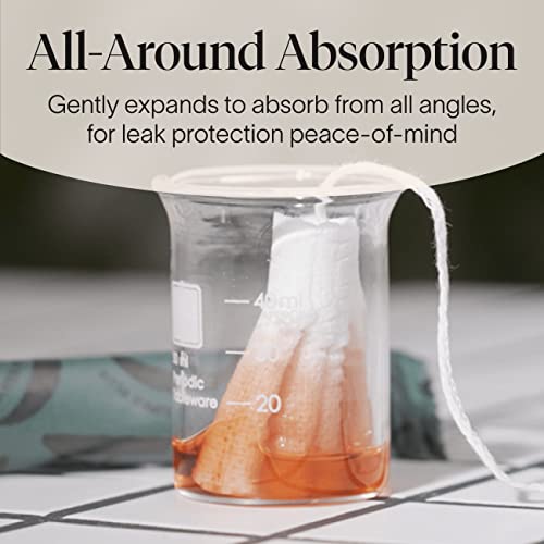 Cora Organic Applicator Tampons | Super Absorbency | 100% Organic Cotton, Unscented Cora