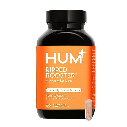 HUM Ripped Rooster - Natural Green Tea Supplement to Boost Metabolism, Control Cravings