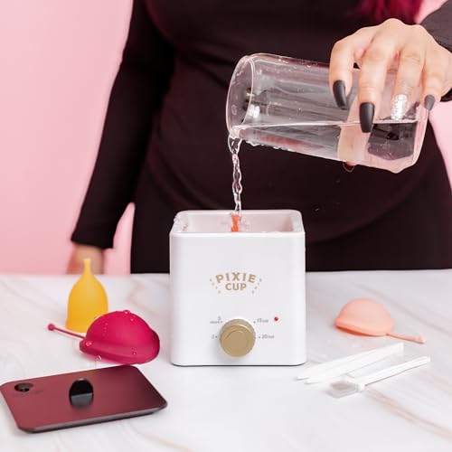 Pixie Menstrual Cup & Disc Boiler Sterilizer - Easily Submerge & Clean Your Period Cup in Boiling Water Pixie Cup