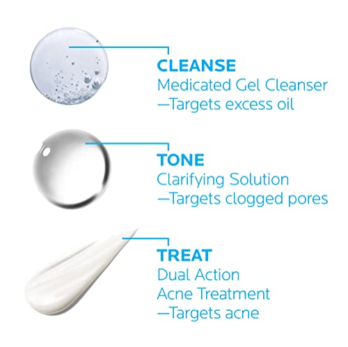 La Roche-Posay Effaclar Dermatological 3 Step Acne Treatment System