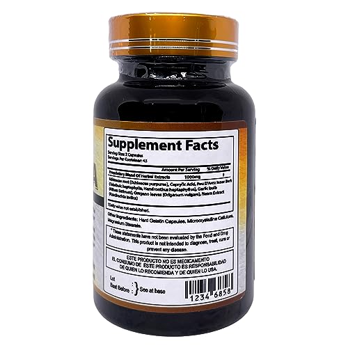 Productos El Colibri Candida Hongos 90 Capsules Productos El Colibri