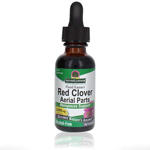 Nature's Answer Alcohol-Free Red Clover Extract Supplement, 1-Fluid Ounce