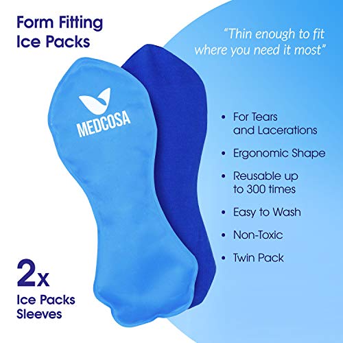 Medcosa Female Ice Pack and Perineal Bottle Set | Reusable Perineal Cold Packs & Portable Bidet Spray BottleMedcosa Female Ice Pack and Perineal Bottle Set | Reusable Perineal Cold Packs & Portable Bidet Spray Bottle Medcosa