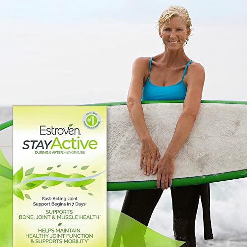 Estroven Stay Active, Fast-Acting Joint Support in Less Than 7 Days for During and After Menopause Estroven