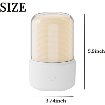 Candlelight Flame Air Diffuser,Portable Essential Oil Diffuser Noiseless 120ML Aroma Diffuser Waterless