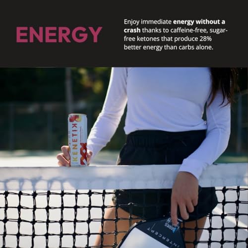 KENETIK Ketones Drink, Caffeine & Sugar Free, Keto Friendly Drinkable Ketones for Clean