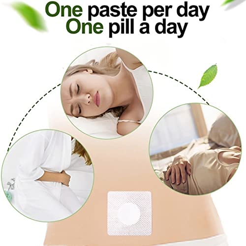 Wormwood Belly Patch,30Pcs Mugwort Abdomen Navel Patch and 30Pcs Moxibustion Patch BEANGG