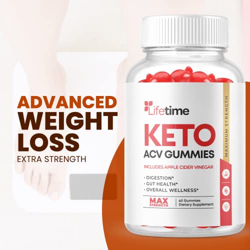 Lifetime Keto Gummies - Vegan, Non GMO - Lifetime ACV Keto Gummies with Apple Cider
