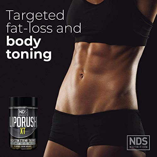 LIPORUSH NDS Nutrition XT - Concentrated Thermogenic with L-Carnitine & Teacrine