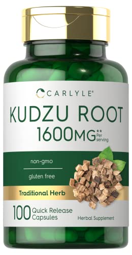 Carlyle Kudzu Root | 100 Extract Capsules | Non-GMO and Gluten Free Formula