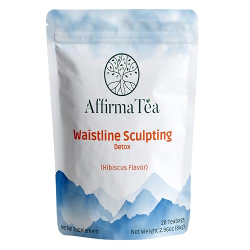 AffirmaTea Natural Detox Tea Blend - Laxative Free, Oolong Green Tea & Cinnamon AffirmaTea