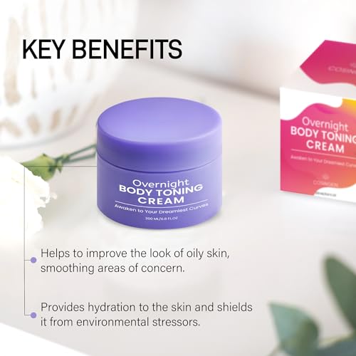 Belly Firming Cream, Overnight Toning Body Cream - Skin Tightening & Cellulite Cream COSINGKIN