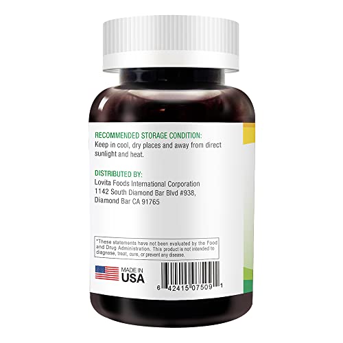 Lovita High-Potency Green Coffee Extract: 1600mg Equivalent, 50% Chlorogenic Acid Lovita