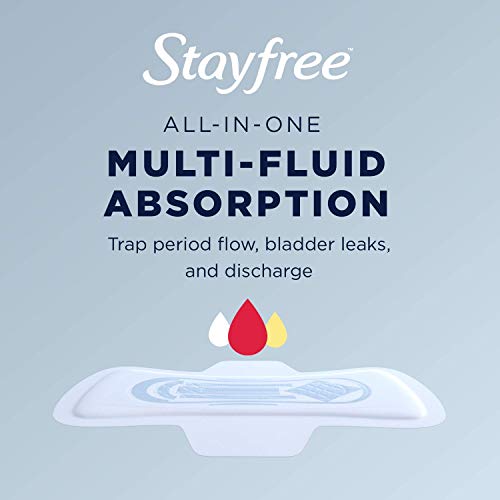 Stayfree Maxi Pads for Women, Super - 66 Count Stayfree