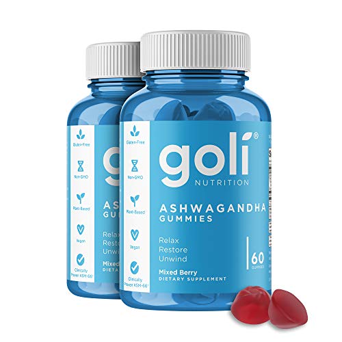 Goli Ashwagandha & Vitamin D Gummy 120 Count - Relax. Restore. Unwind