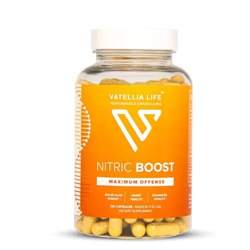 Vatellia Life Nitric Boost - Nitric Oxide for Blood Pressure Support, Natural Circulation