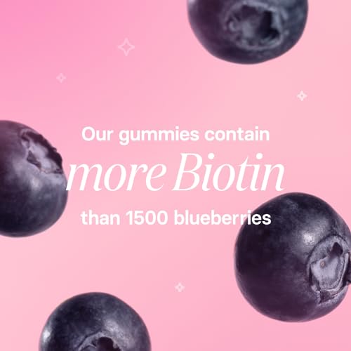 Bloom Hair Gummies for Faster Hair Growth & Biotin Vitamins for Rapid Hair Growth Bloom Hair