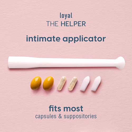 Loyal The Helper Vaginal Suppository Applicators | Efficient | Compact | Comfortable | Fits Most Brands, Pills