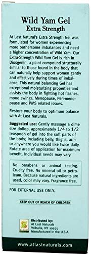 Extra Strength Wild Yam Gel At Last Naturals