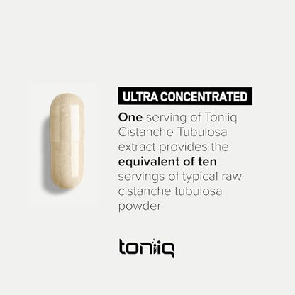 Toniiq Cistanche Tubulosa - (4000mg) Pure Cistanche Supplement for Men - 10x Highly