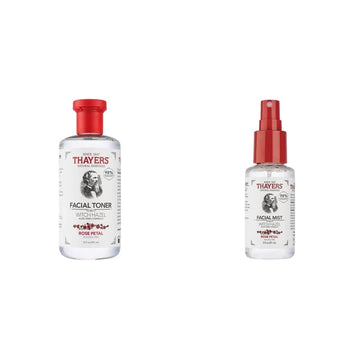 Thayers Alcohol-Free, Hydrating Rose Petal Witch Hazel Facial Toner 12 oz + 3oz 