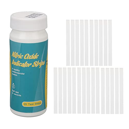 25Pack Nitric Oxide Test Strips to Test for Nitrite in The Mouth and Get Results in Just 10-15 Seconds