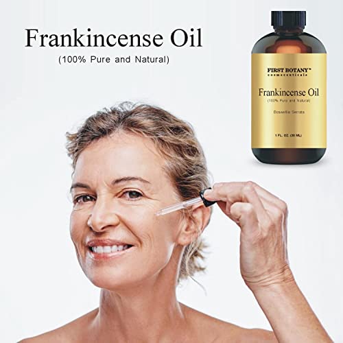 First Botany, 100% Pure Frankincense Essential Oil - Premium Frankincense Oil for Aromatherapy First Botany
