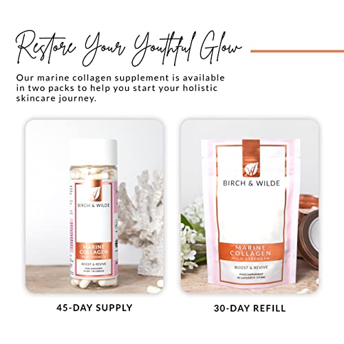 Birch & Wilde Marine Collagen Peptides for Beautiful Skin & Hair and Stronger Bones & Joints BIRCH & WILDE