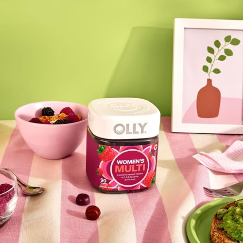 OLLY Women's Multivitamin Gummy, Overall Health and Immune Support OLLY